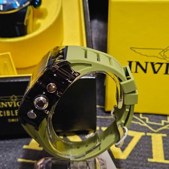 Activa x Invicta ACW2305-011 Men’s Chronograph Watch Black/Army Green - Picture 2 of 6